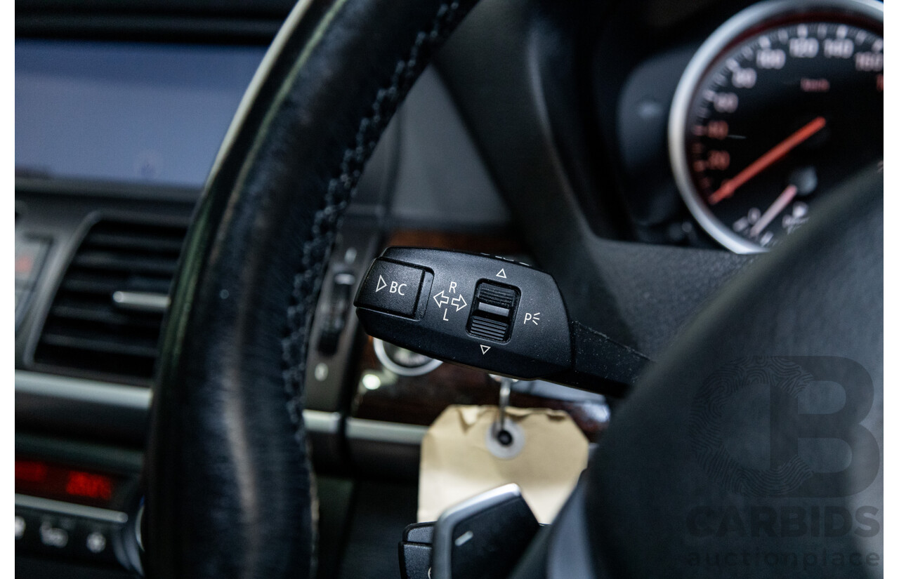 1/2012 BMW X6 Xdrive 30d (AWD) E71 MY12 4d Coupe Metallic Black Turbo Diesel 3.0L