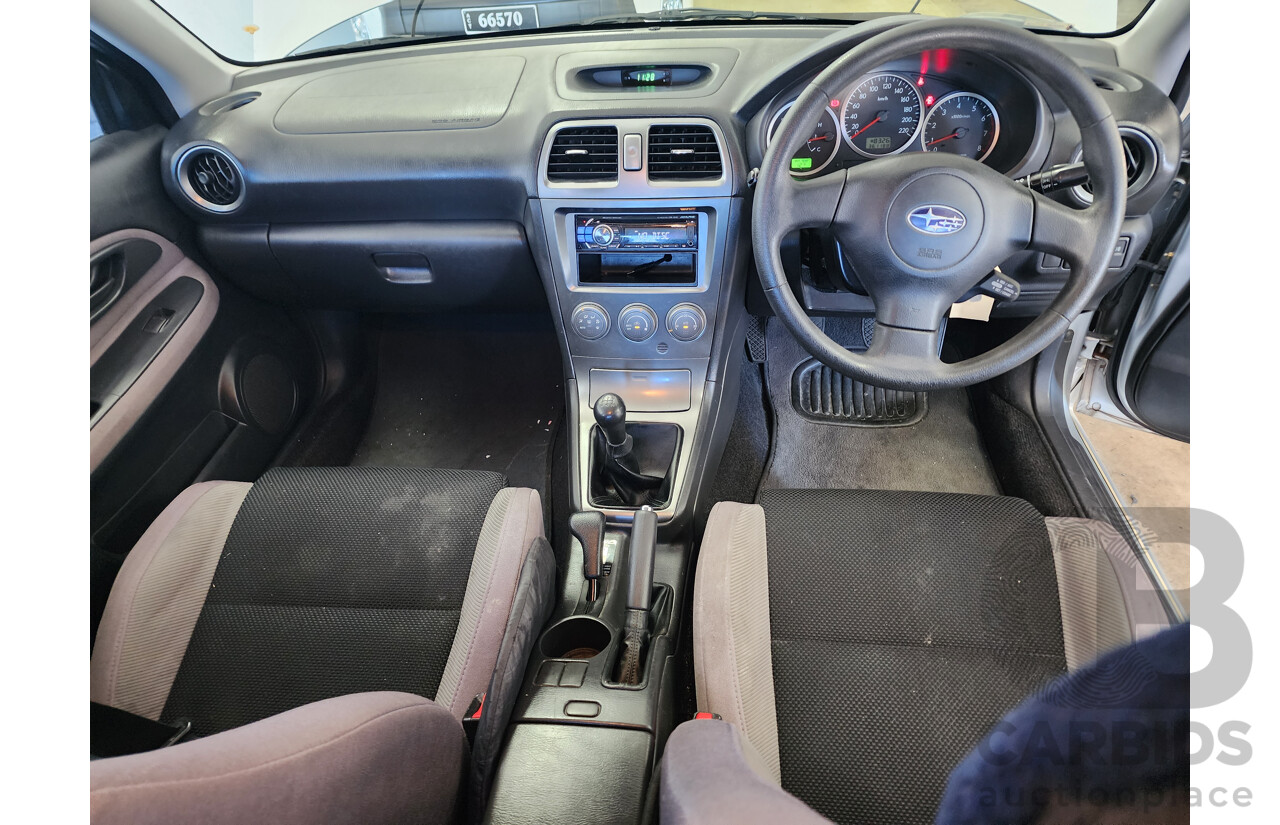 11/2005 Subaru Impreza 2.0i AWD MY06 5D Hatchback Silver 2.0L