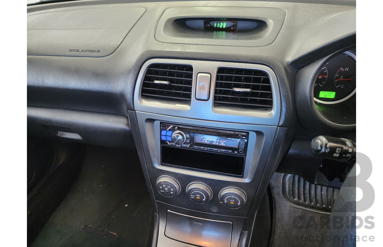 11/2005 Subaru Impreza 2.0i AWD MY06 5D Hatchback Silver 2.0L