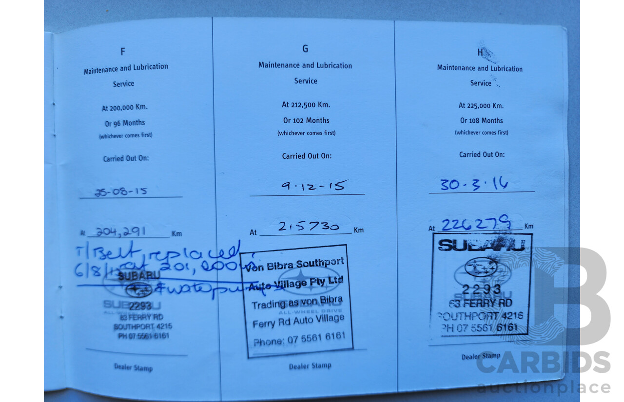 11/2005 Subaru Impreza 2.0i AWD MY06 5D Hatchback Silver 2.0L