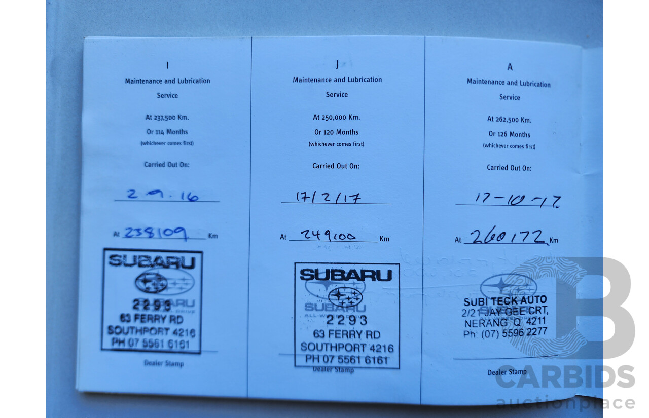 11/2005 Subaru Impreza 2.0i AWD MY06 5D Hatchback Silver 2.0L