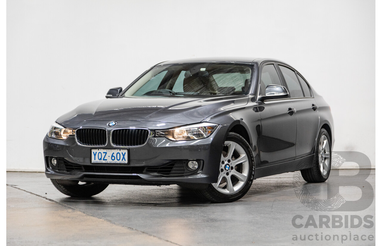 6/2012 BMW 320i F30 4d Sedan Mineral Grey Metallic Turbo 2.0L