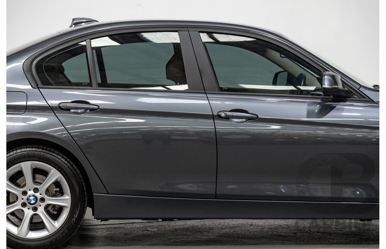 6/2012 BMW 320i F30 4d Sedan Mineral Grey Metallic Turbo 2.0L