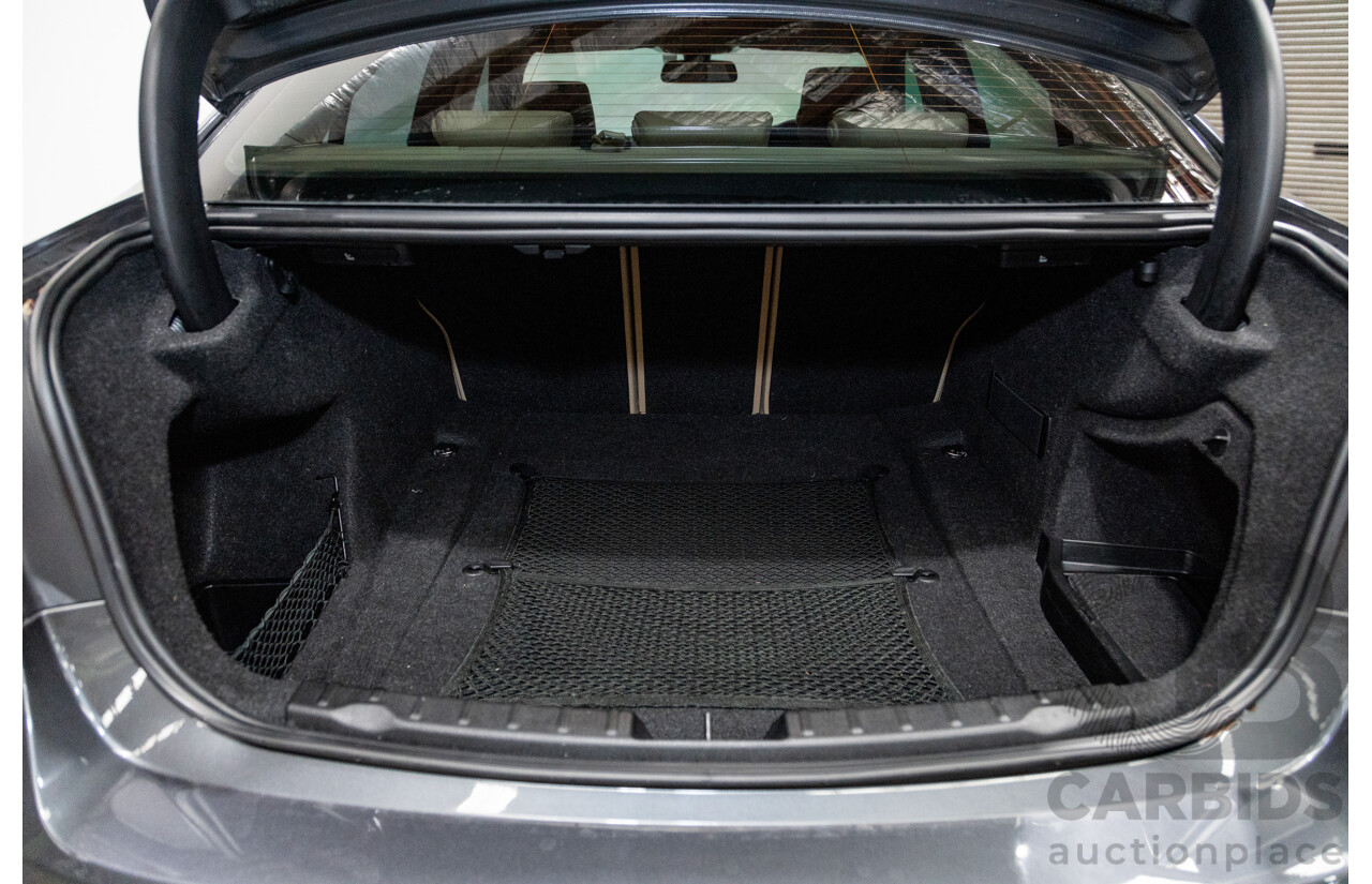 6/2012 BMW 320i F30 4d Sedan Mineral Grey Metallic Turbo 2.0L