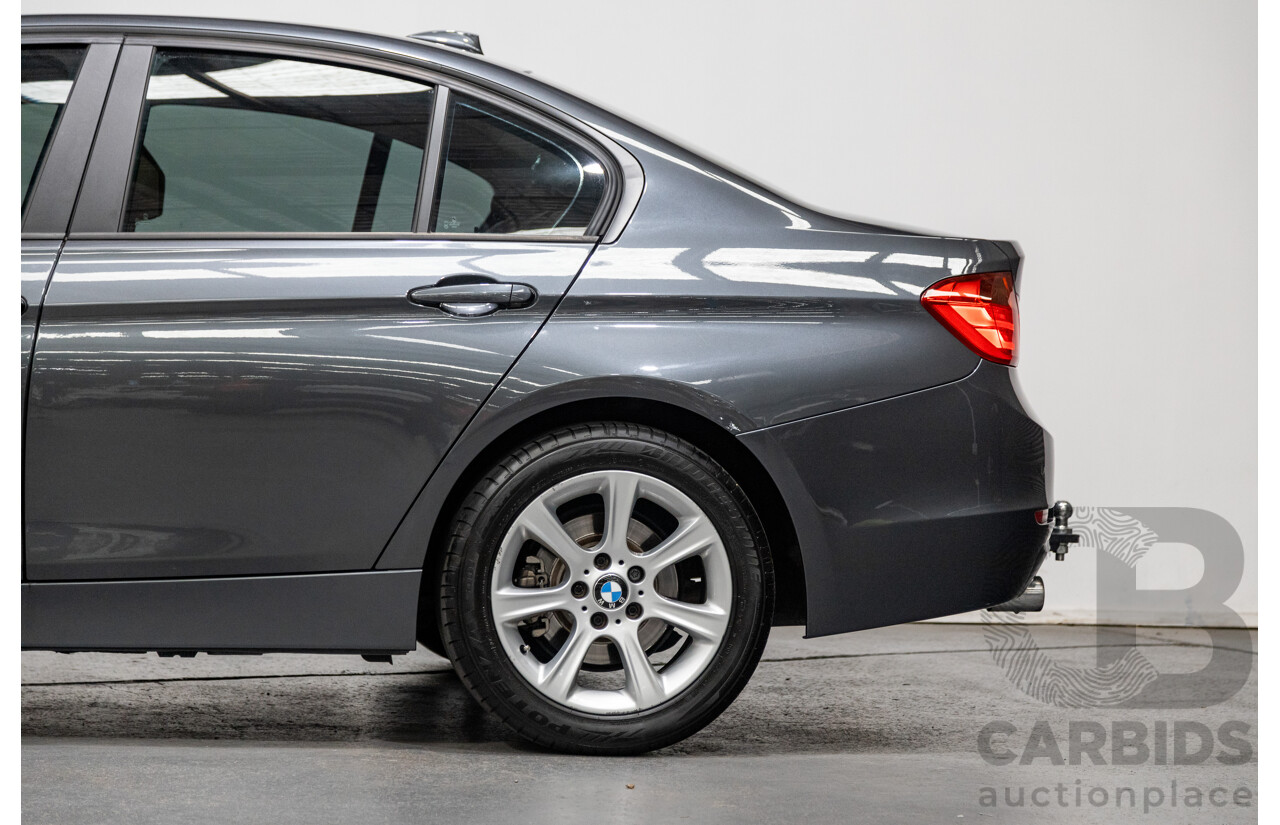 6/2012 BMW 320i F30 4d Sedan Mineral Grey Metallic Turbo 2.0L
