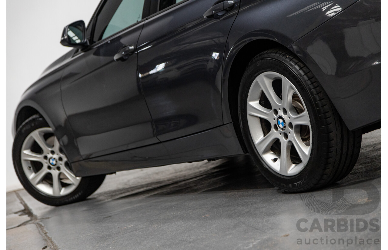 6/2012 BMW 320i F30 4d Sedan Mineral Grey Metallic Turbo 2.0L