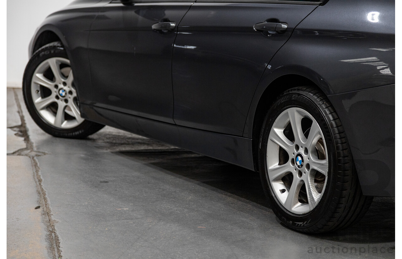 6/2012 BMW 320i F30 4d Sedan Mineral Grey Metallic Turbo 2.0L