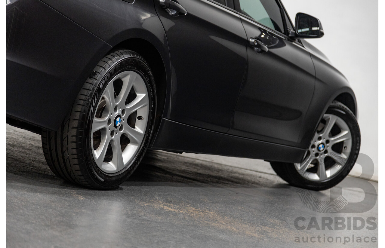 6/2012 BMW 320i F30 4d Sedan Mineral Grey Metallic Turbo 2.0L