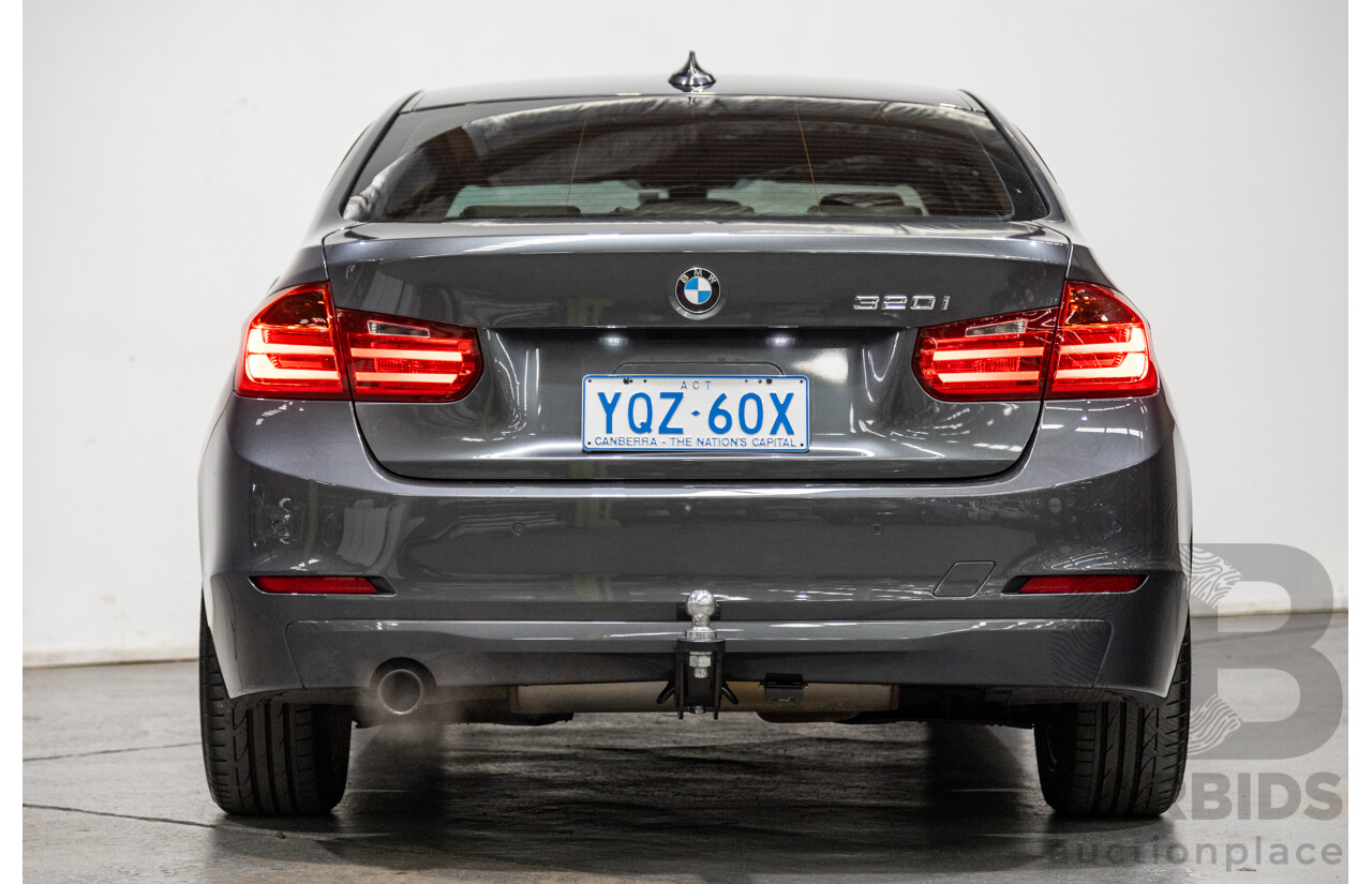 6/2012 BMW 320i F30 4d Sedan Mineral Grey Metallic Turbo 2.0L