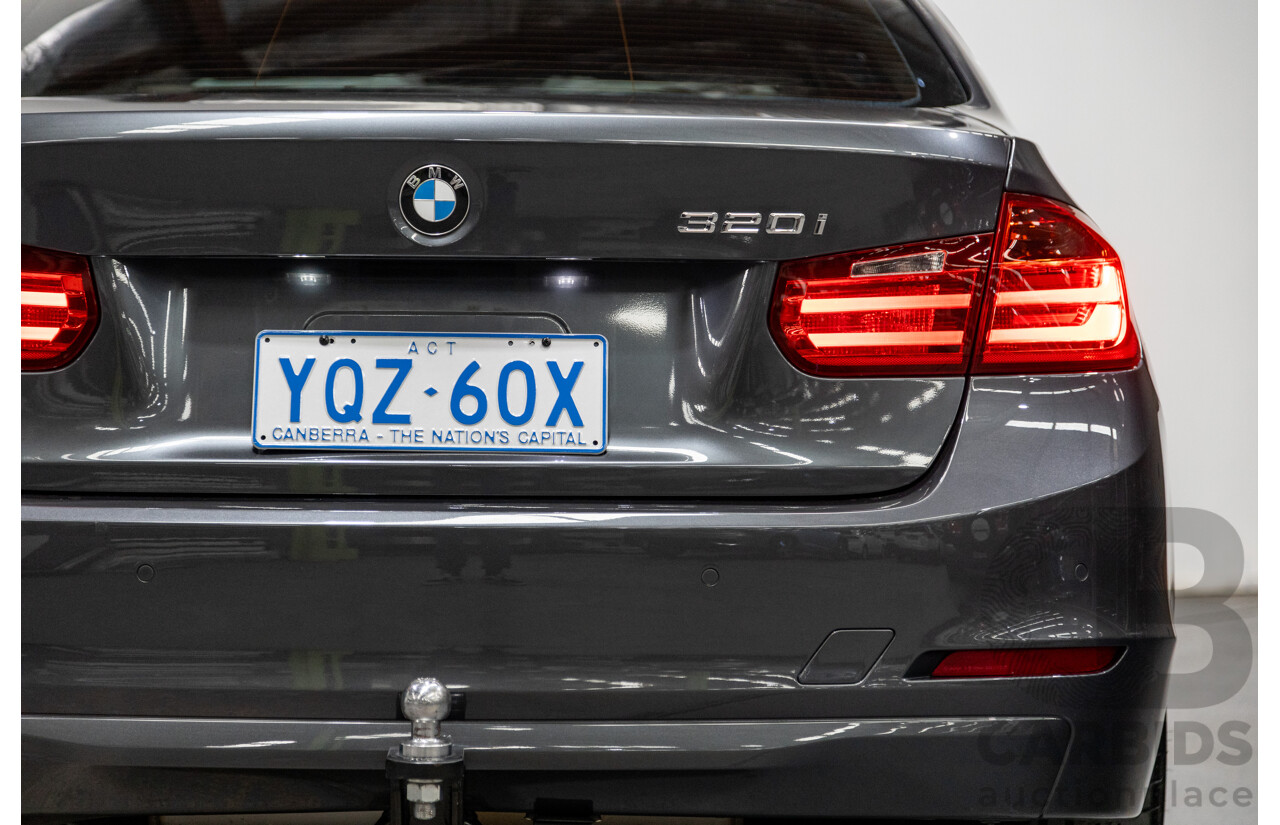 6/2012 BMW 320i F30 4d Sedan Mineral Grey Metallic Turbo 2.0L