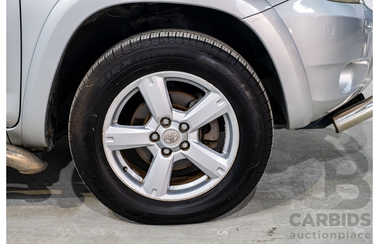 4/2008 Toyota Rav4 ZR6 (4x4) GSA33R 4d Wagon Silver V6 3.5L