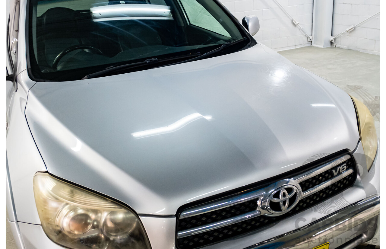 4/2008 Toyota Rav4 ZR6 (4x4) GSA33R 4d Wagon Silver V6 3.5L