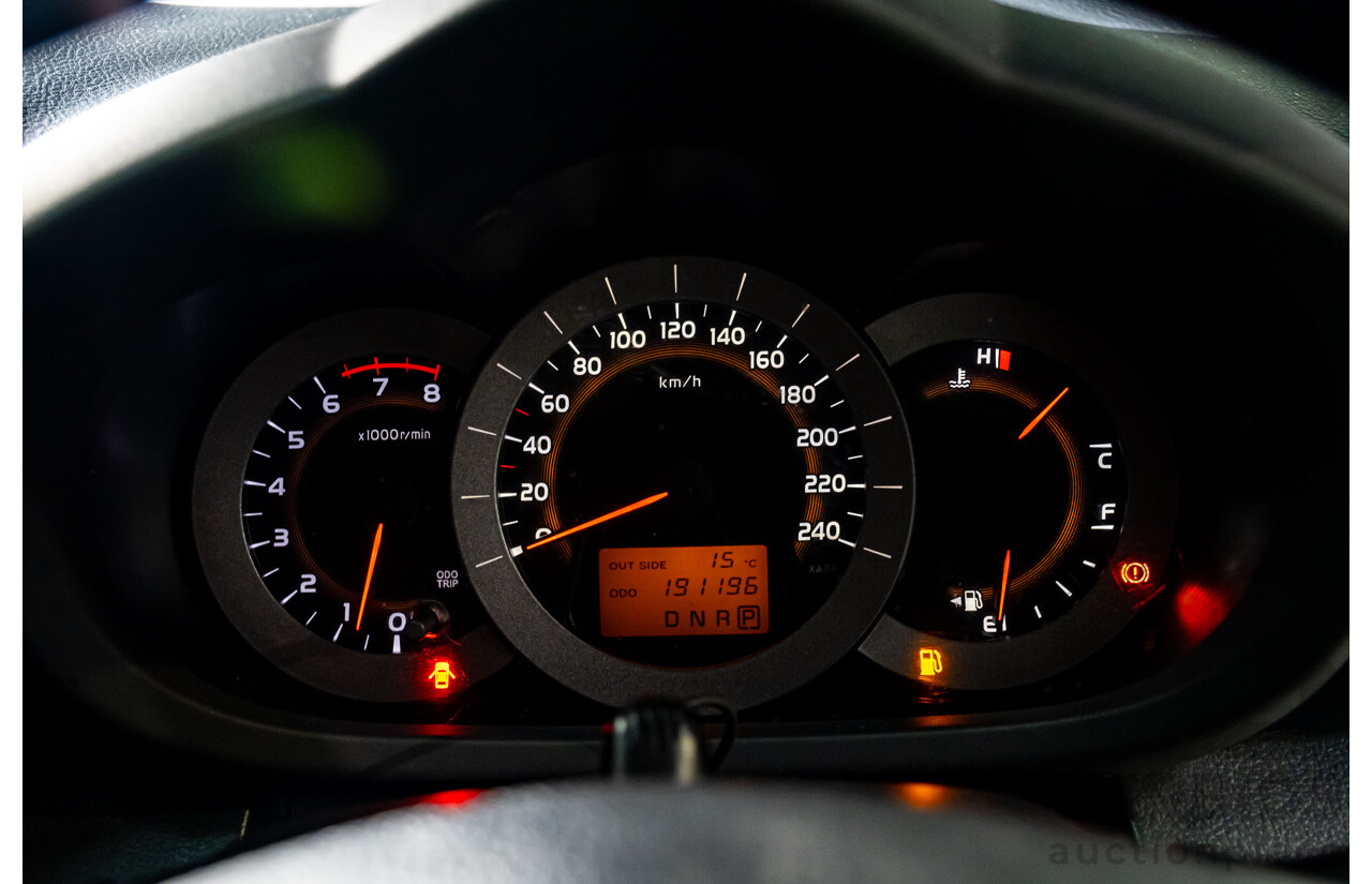 4/2008 Toyota Rav4 ZR6 (4x4) GSA33R 4d Wagon Silver V6 3.5L