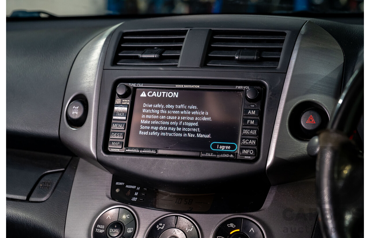 4/2008 Toyota Rav4 ZR6 (4x4) GSA33R 4d Wagon Silver V6 3.5L