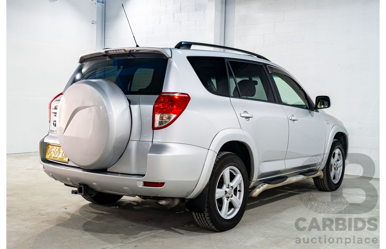 4/2008 Toyota Rav4 ZR6 (4x4) GSA33R 4d Wagon Silver V6 3.5L