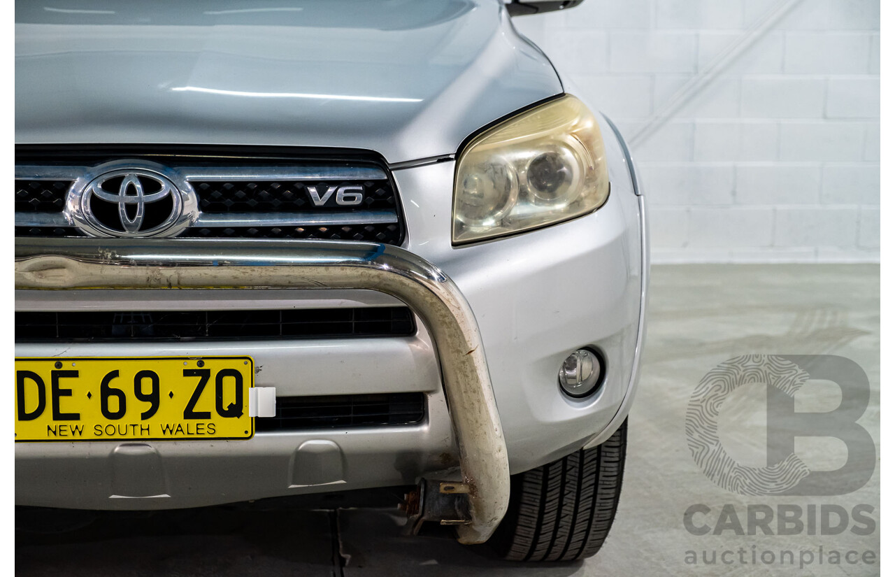 4/2008 Toyota Rav4 ZR6 (4x4) GSA33R 4d Wagon Silver V6 3.5L