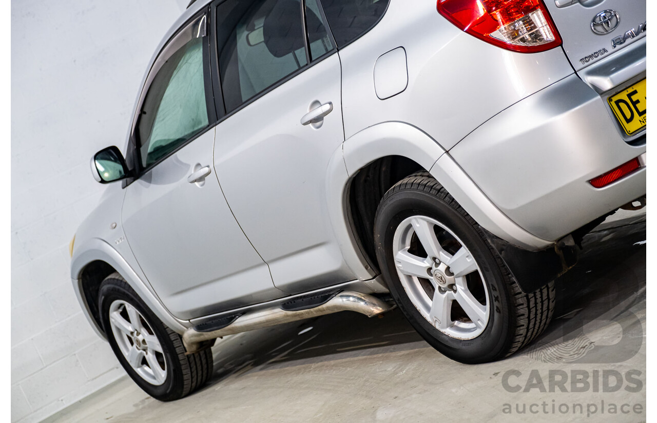 4/2008 Toyota Rav4 ZR6 (4x4) GSA33R 4d Wagon Silver V6 3.5L
