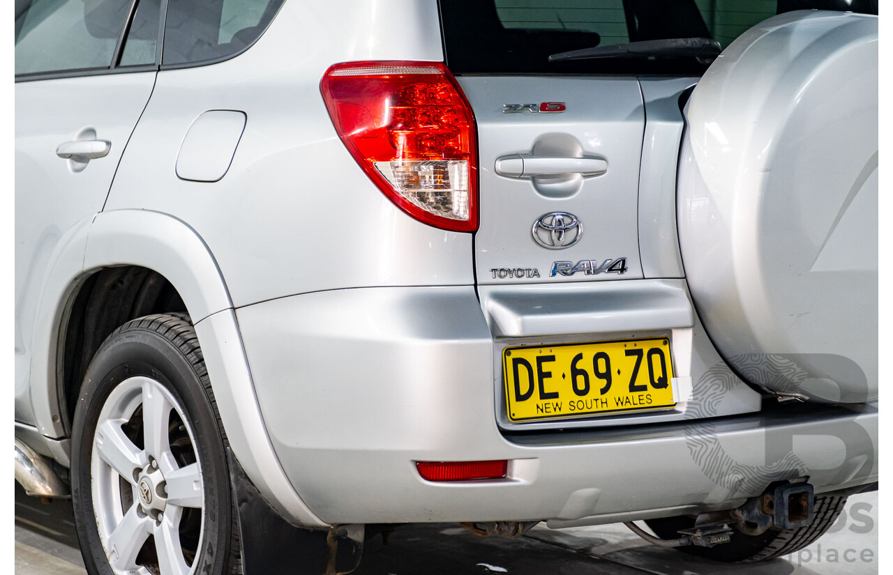 4/2008 Toyota Rav4 ZR6 (4x4) GSA33R 4d Wagon Silver V6 3.5L