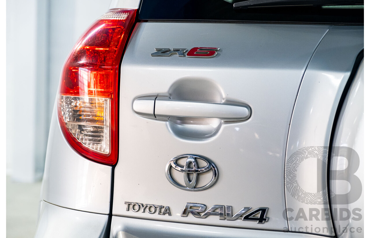 4/2008 Toyota Rav4 ZR6 (4x4) GSA33R 4d Wagon Silver V6 3.5L