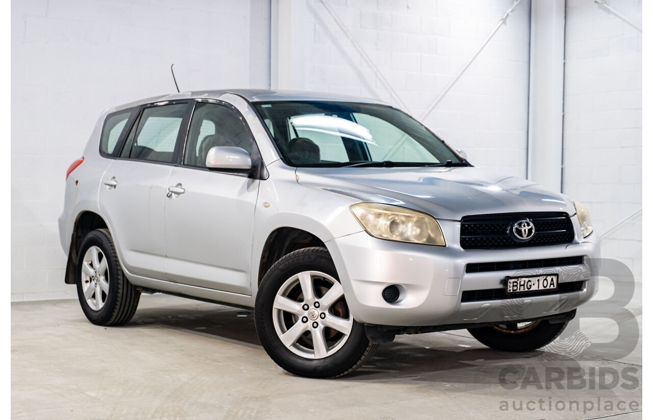 6/2007 Toyota Rav4 CV (4x4) ACA33R 4d Wagon Silver 2.4L