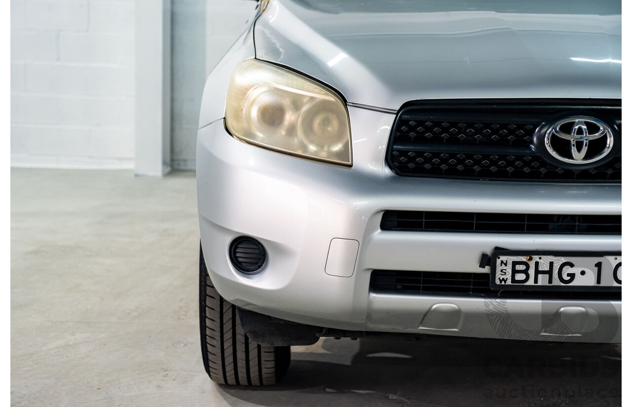 6/2007 Toyota Rav4 CV (4x4) ACA33R 4d Wagon Silver 2.4L