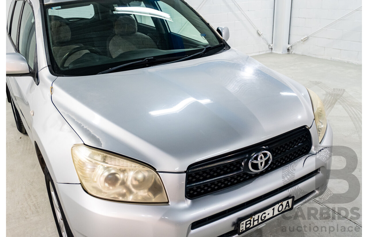 6/2007 Toyota Rav4 CV (4x4) ACA33R 4d Wagon Silver 2.4L
