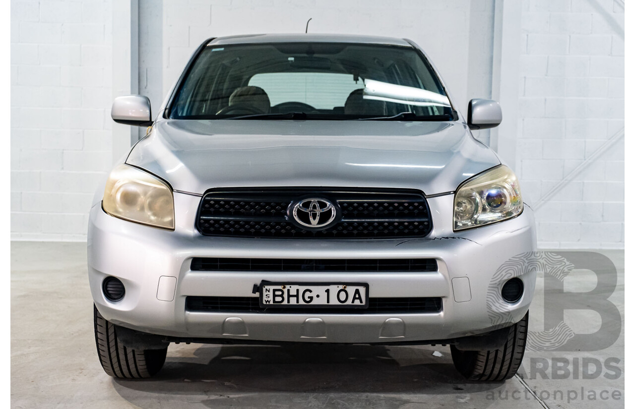 6/2007 Toyota Rav4 CV (4x4) ACA33R 4d Wagon Silver 2.4L