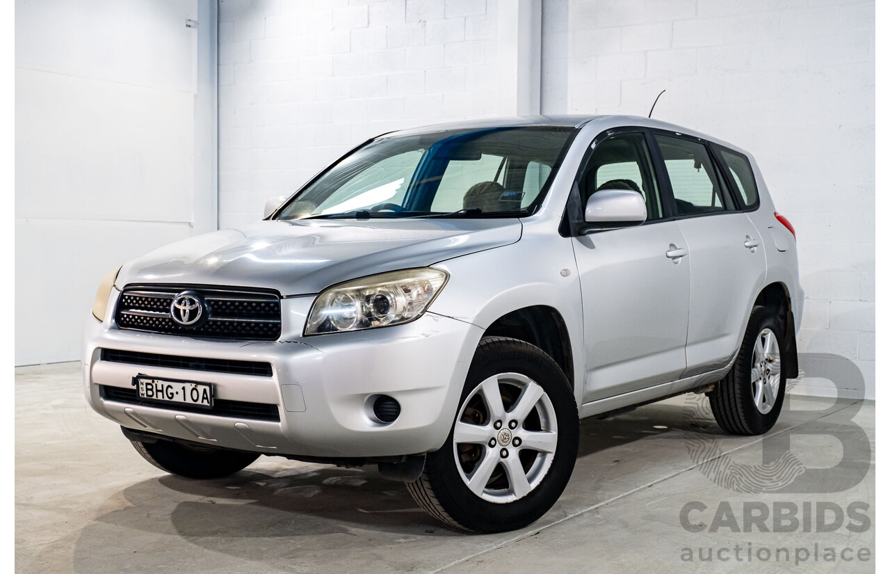 6/2007 Toyota Rav4 CV (4x4) ACA33R 4d Wagon Silver 2.4L