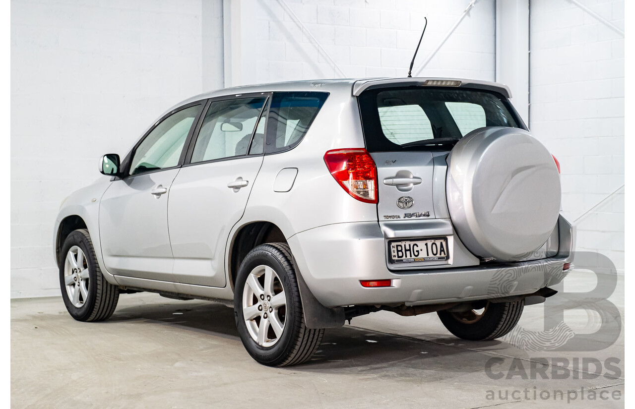 6/2007 Toyota Rav4 CV (4x4) ACA33R 4d Wagon Silver 2.4L