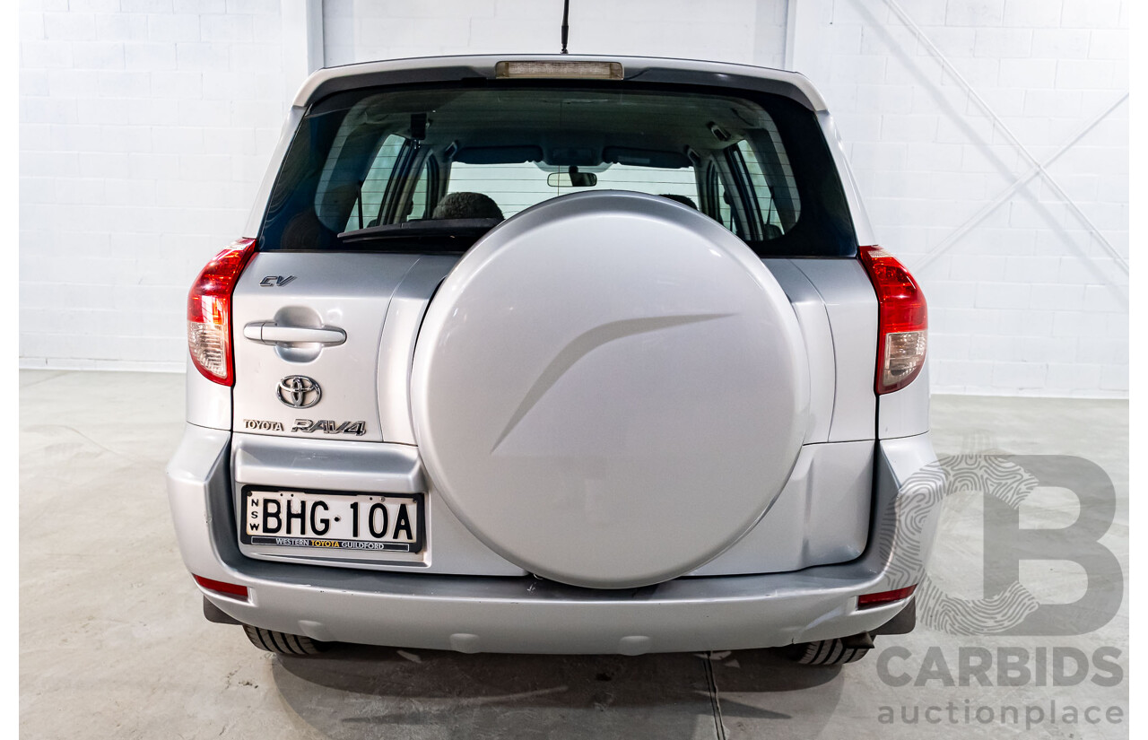 6/2007 Toyota Rav4 CV (4x4) ACA33R 4d Wagon Silver 2.4L