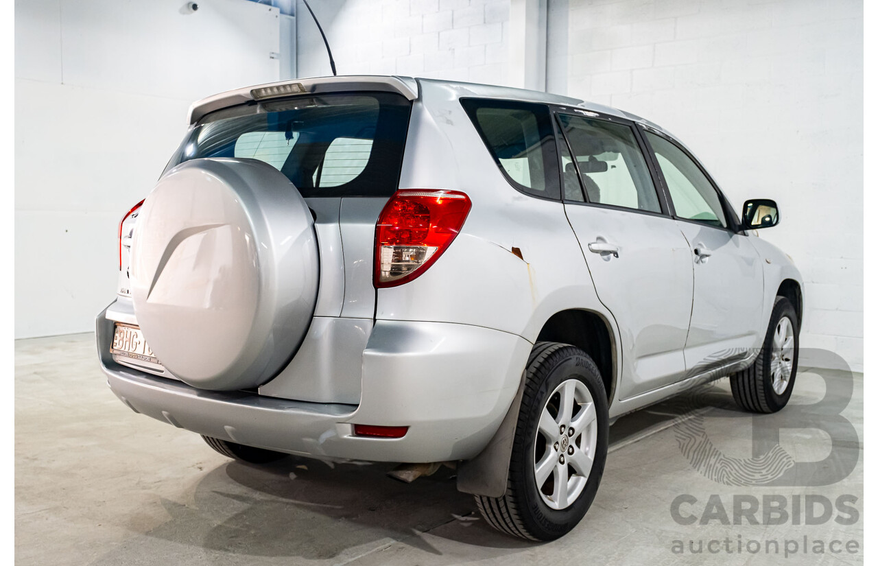 6/2007 Toyota Rav4 CV (4x4) ACA33R 4d Wagon Silver 2.4L