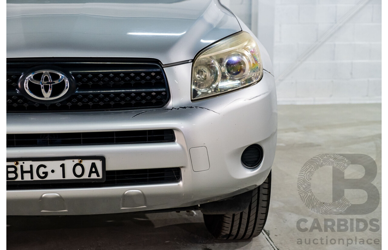 6/2007 Toyota Rav4 CV (4x4) ACA33R 4d Wagon Silver 2.4L