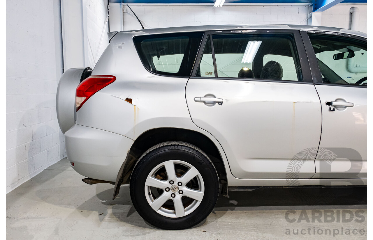 6/2007 Toyota Rav4 CV (4x4) ACA33R 4d Wagon Silver 2.4L