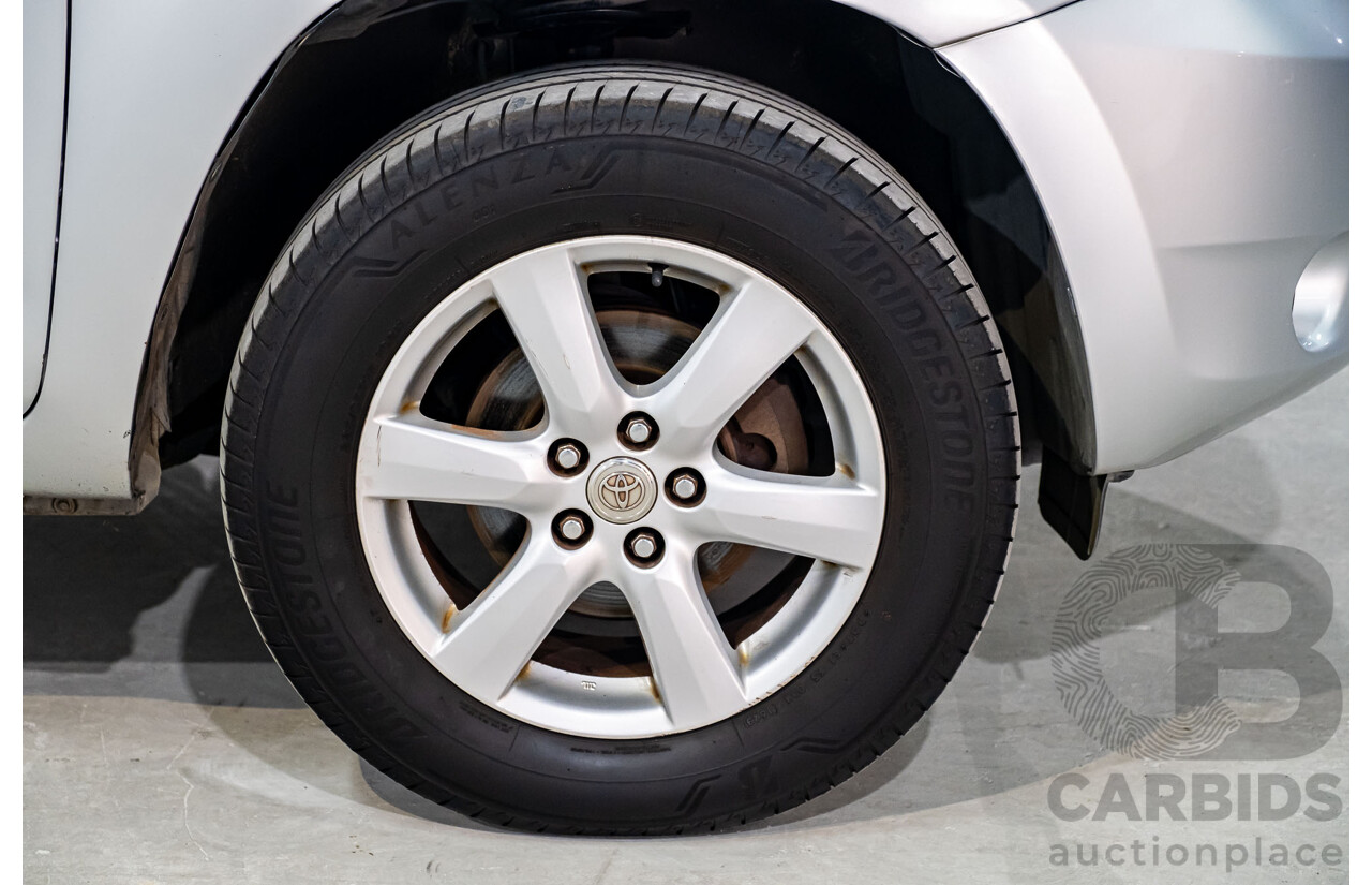 6/2007 Toyota Rav4 CV (4x4) ACA33R 4d Wagon Silver 2.4L