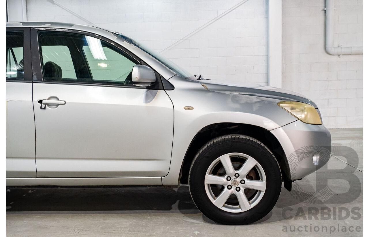 6/2007 Toyota Rav4 CV (4x4) ACA33R 4d Wagon Silver 2.4L