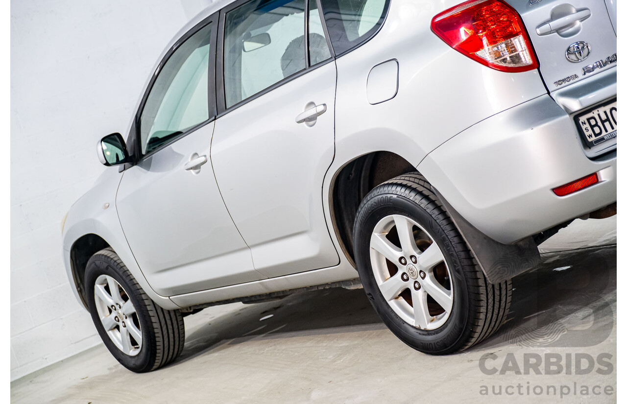 6/2007 Toyota Rav4 CV (4x4) ACA33R 4d Wagon Silver 2.4L