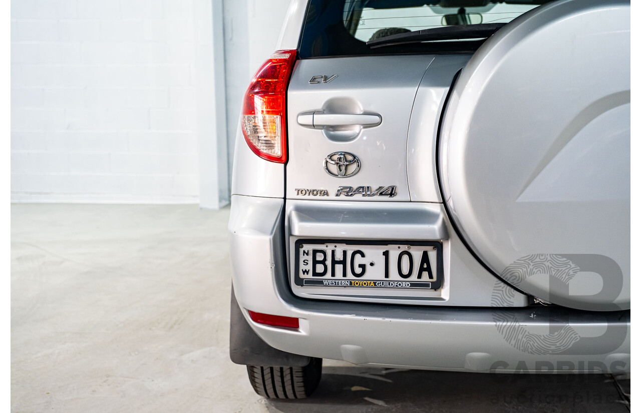 6/2007 Toyota Rav4 CV (4x4) ACA33R 4d Wagon Silver 2.4L