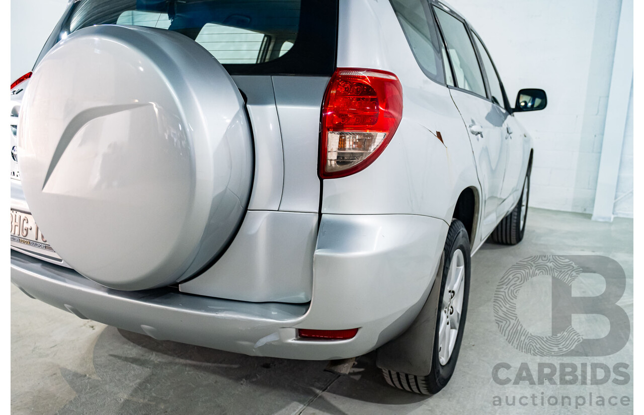 6/2007 Toyota Rav4 CV (4x4) ACA33R 4d Wagon Silver 2.4L