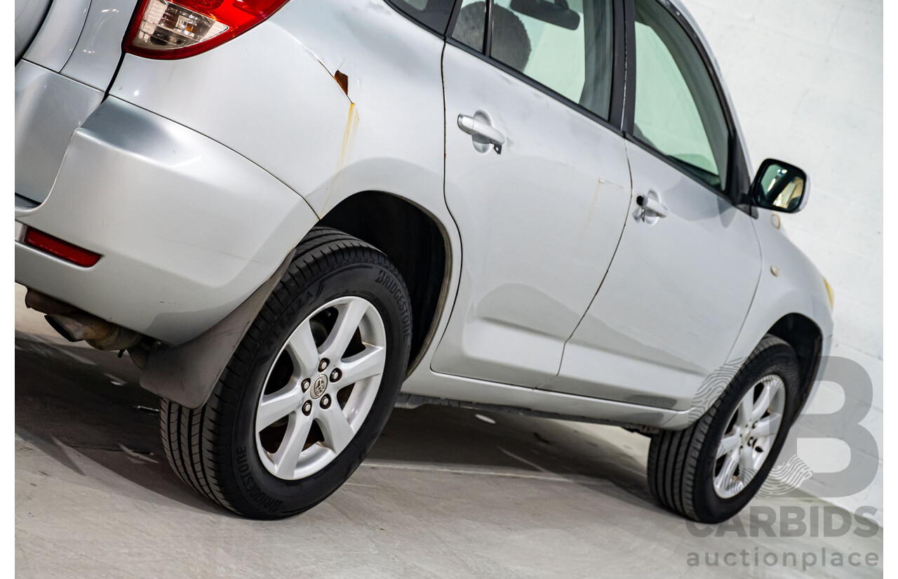 6/2007 Toyota Rav4 CV (4x4) ACA33R 4d Wagon Silver 2.4L