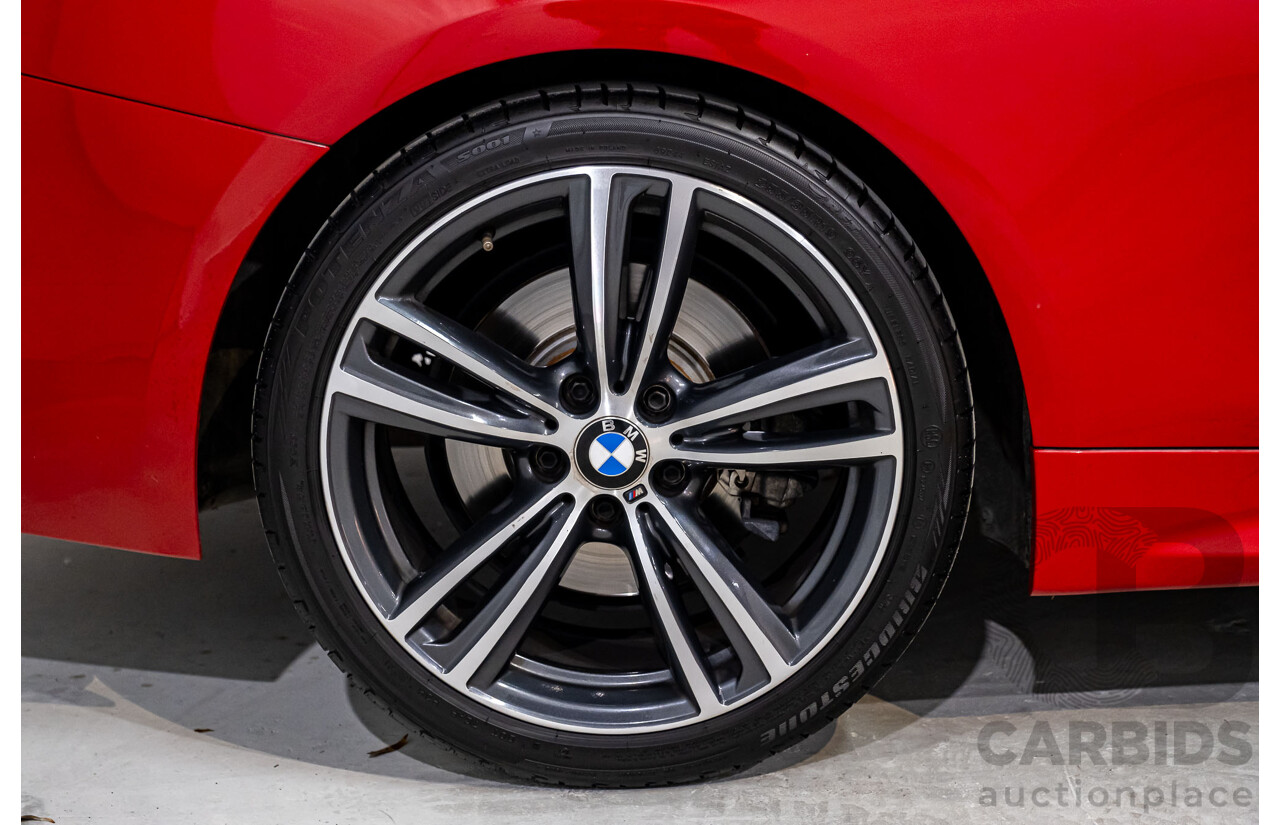 6/2015 BMW 435i F32 M-Sport Package MY15 2d Coupe Melbourne Red Turbo 3.0L