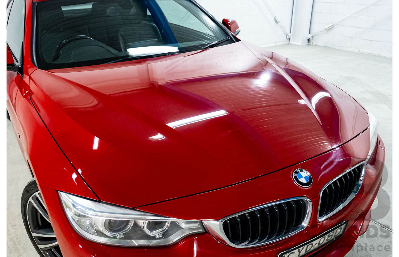 6/2015 BMW 435i F32 M-Sport Package MY15 2d Coupe Melbourne Red Turbo 3.0L