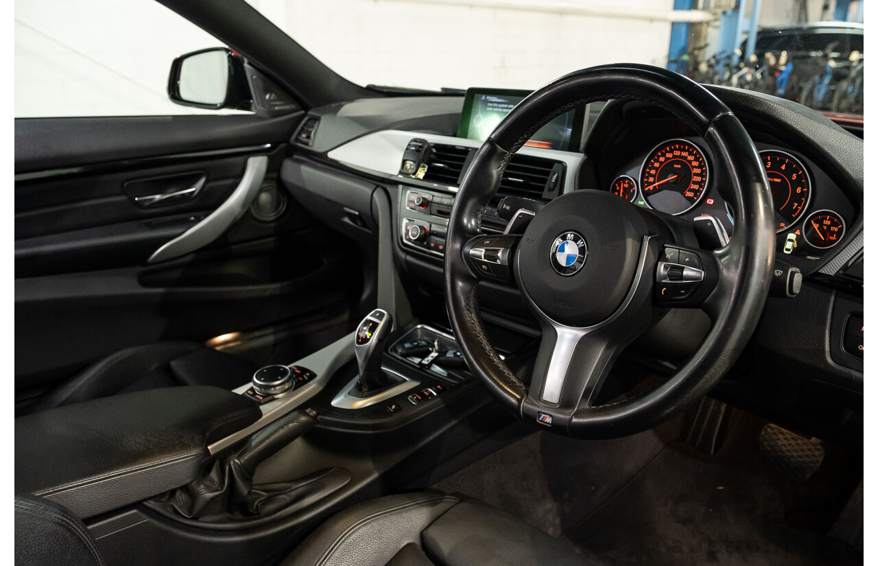 6/2015 BMW 435i F32 M-Sport Package MY15 2d Coupe Melbourne Red Turbo 3.0L