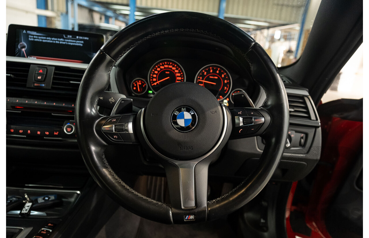 6/2015 BMW 435i F32 M-Sport Package MY15 2d Coupe Melbourne Red Turbo 3.0L