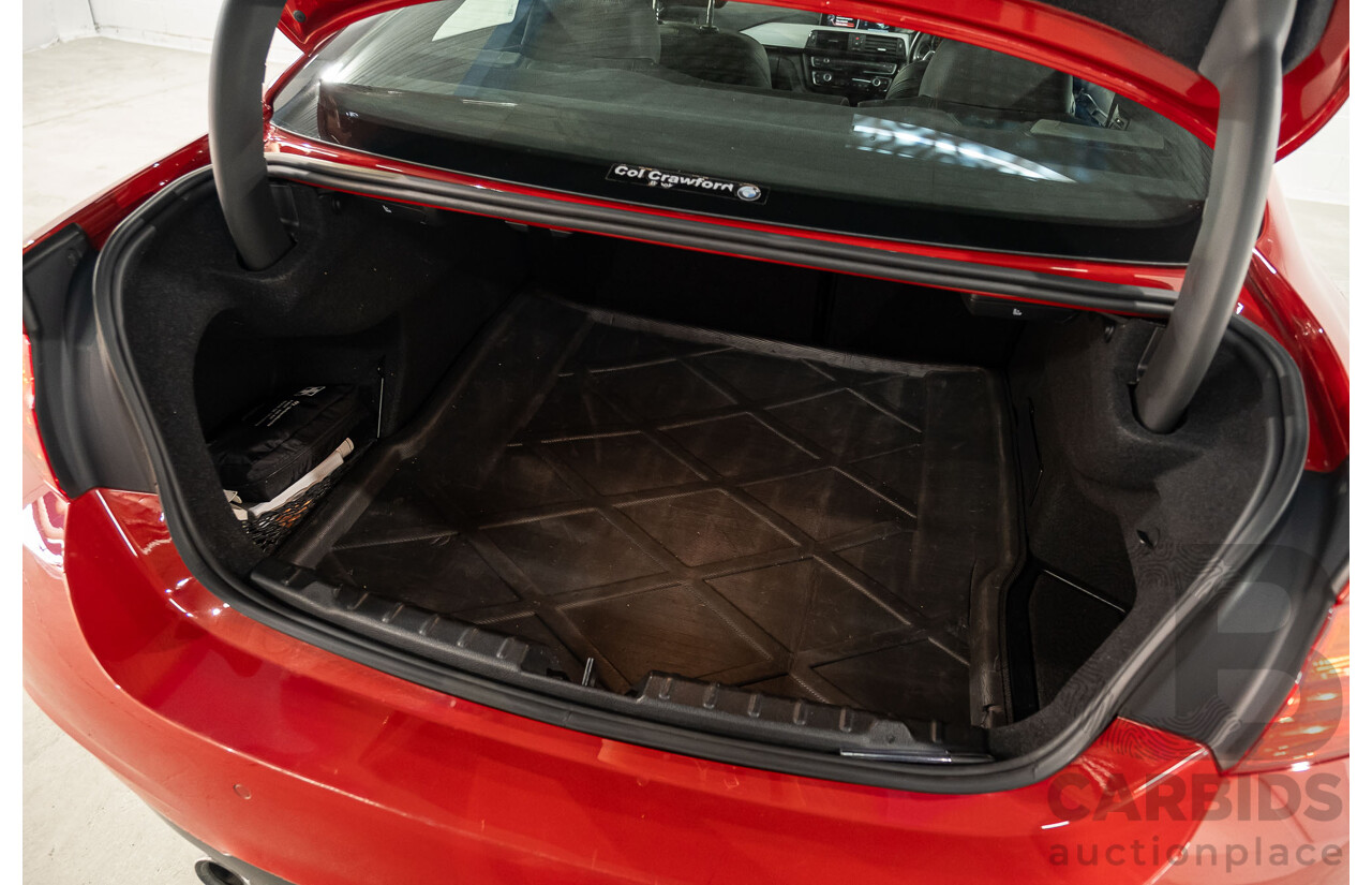 6/2015 BMW 435i F32 M-Sport Package MY15 2d Coupe Melbourne Red Turbo 3.0L