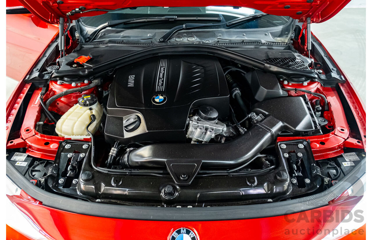 6/2015 BMW 435i F32 M-Sport Package MY15 2d Coupe Melbourne Red Turbo 3.0L