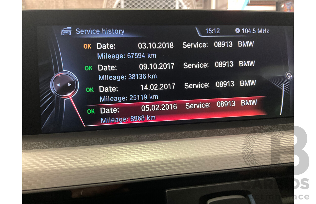 6/2015 BMW 435i F32 M-Sport Package MY15 2d Coupe Melbourne Red Turbo 3.0L