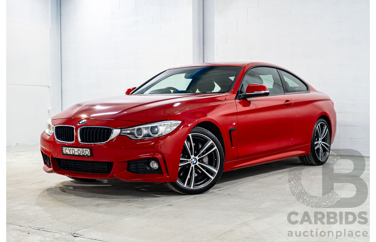 6/2015 BMW 435i F32 M-Sport Package MY15 2d Coupe Melbourne Red Turbo 3.0L