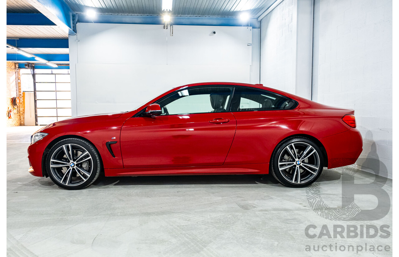 6/2015 BMW 435i F32 M-Sport Package MY15 2d Coupe Melbourne Red Turbo 3.0L