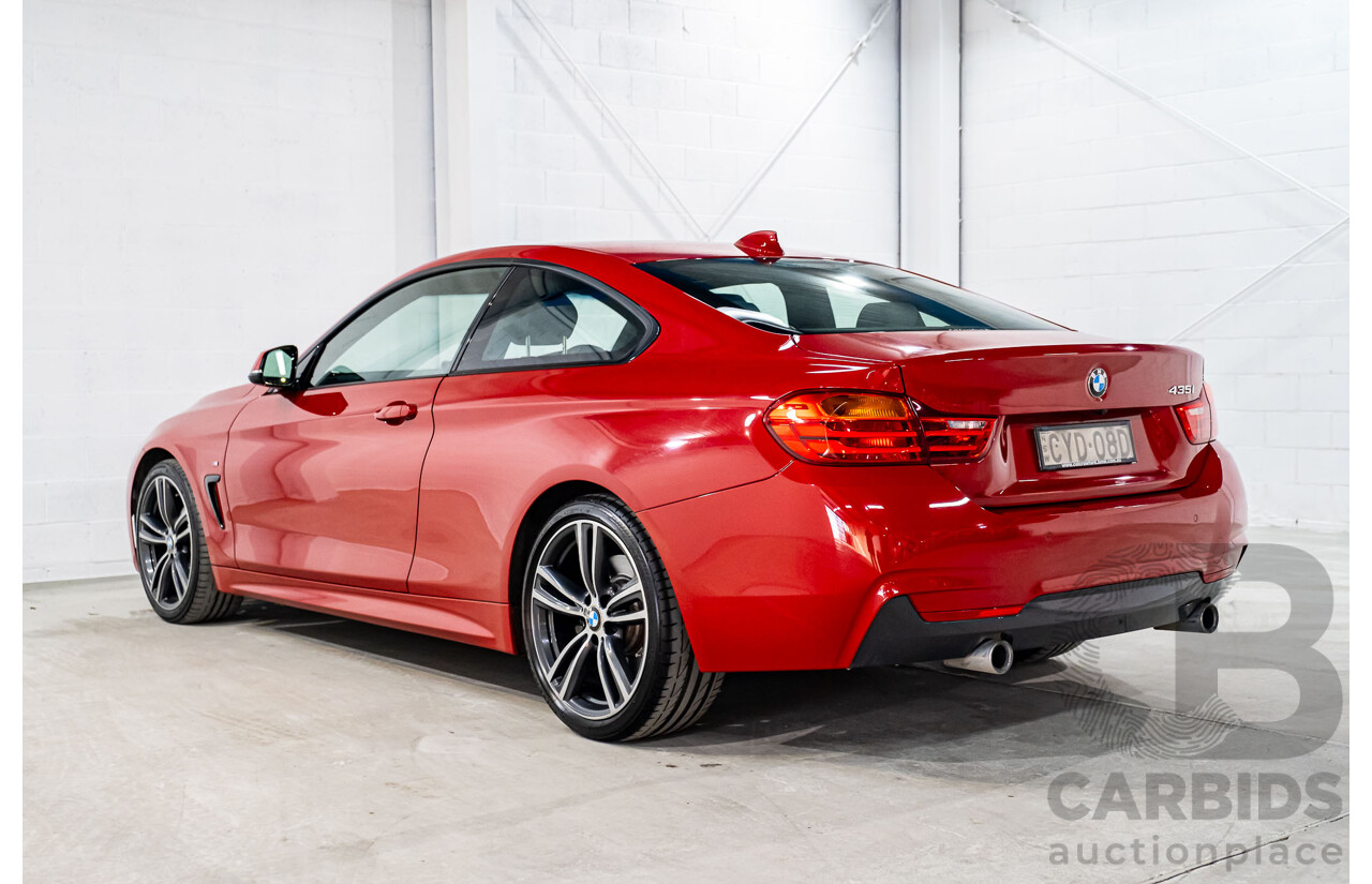 6/2015 BMW 435i F32 M-Sport Package MY15 2d Coupe Melbourne Red Turbo 3.0L