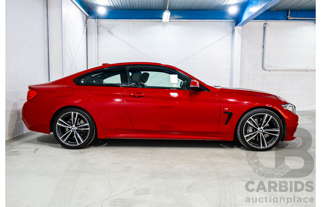 6/2015 BMW 435i F32 M-Sport Package MY15 2d Coupe Melbourne Red Turbo 3.0L